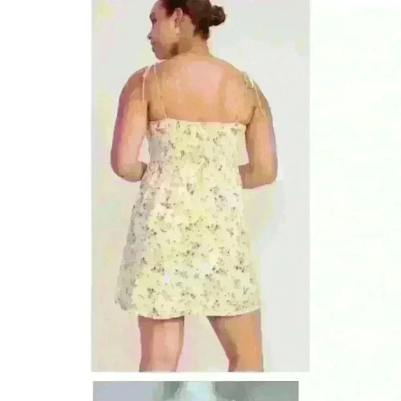 Old Navy Fit & Flare Tie-Strap Linen-Blend Mini Dress Size Large NWT - Picture 2 of 13